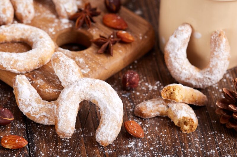 Песочное печенье «Подкова» на Новый годь 2026