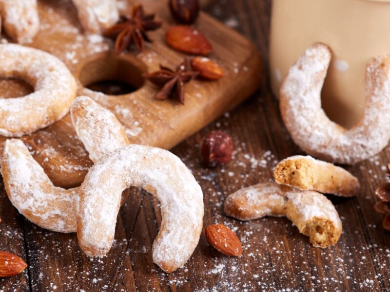 Песочное печенье «Подкова» на Новый годь 2026