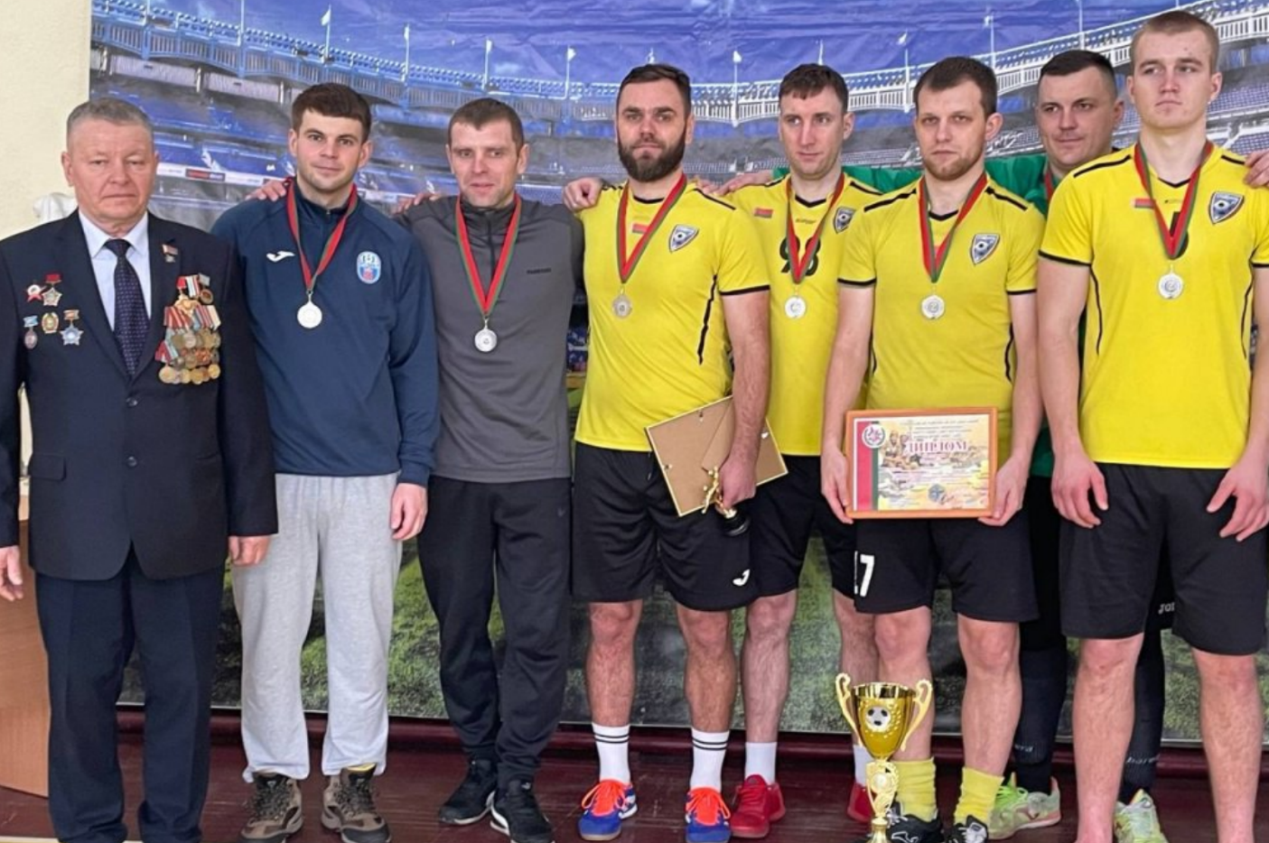 Команда из Ольшан - серебряный призёр. Фото: соцсети