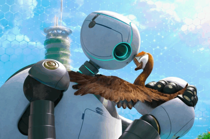 Обложка: кадр из мультфильма «Дикий робот»