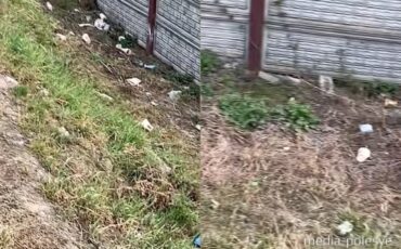 Обочина дороги, Пинск. скриншот из видео