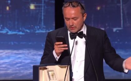 Обладатель Гран-при кинофестиваля Андрей Звягинцев / кадр из видео