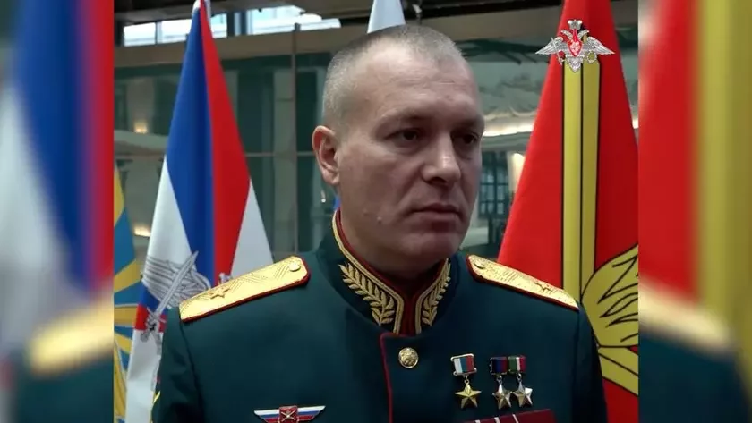 Антон Грунис дает комментарий пропагандистам после получения звезды героя 29 августа 2026 года