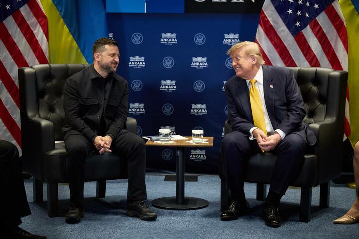 Владимир Зеленский и Дональд Трамп, 8 июля 2026 года, Анкара, Турция. Фото: пресс-служба Офиса президента Украины